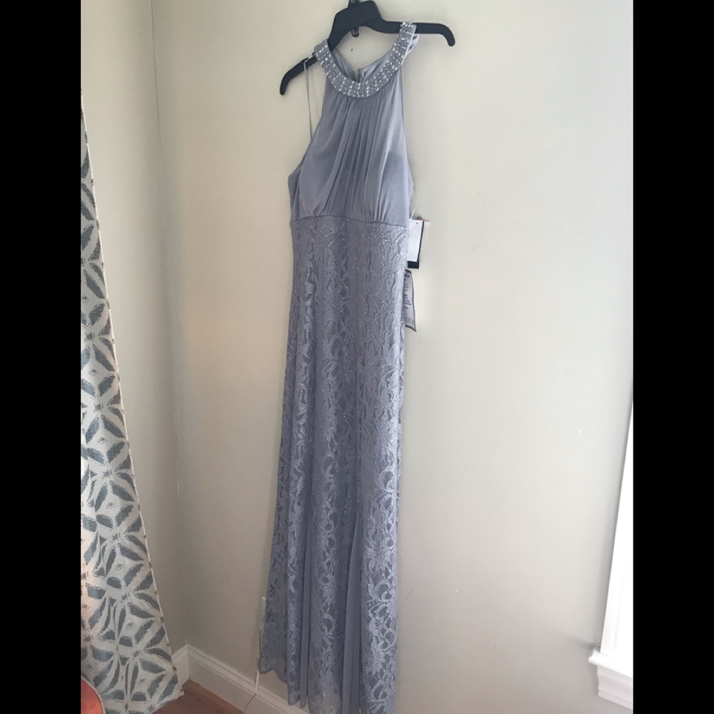 NWT - Macy’s Platinum Gown